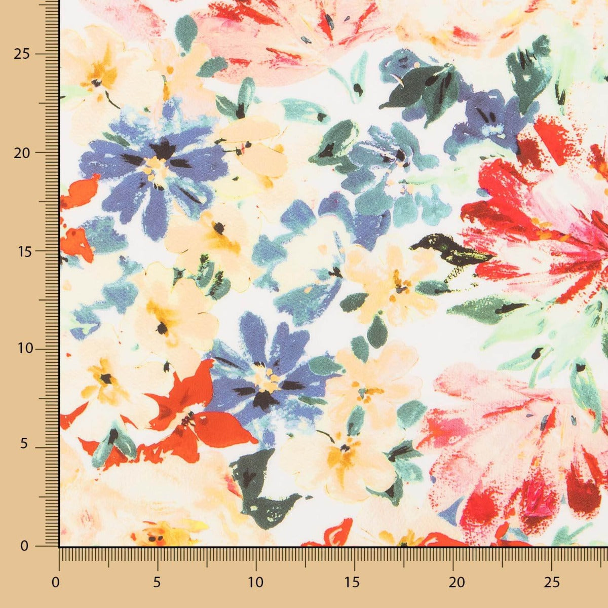 Viskose Druck Blume Explosion - Ribes y Casals