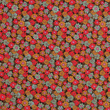 Bedruckte Viskose Blume 70 Rot - Ribes y Casals