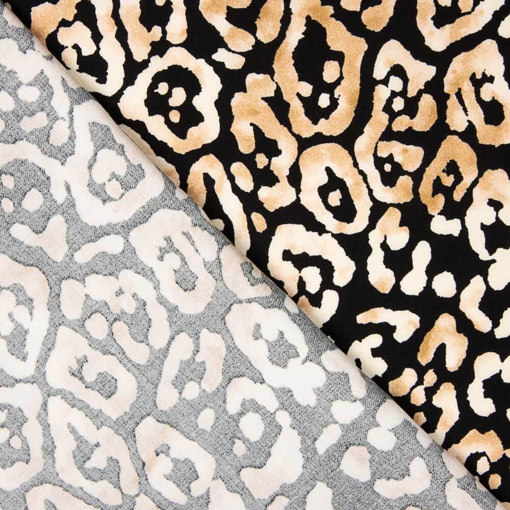 Viskose Bedruckte Masai Beige - Ribes y Casals