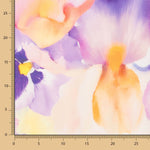 Viskose Bedruckte Maxi Blumen Fuchsia - Ribes y Casals