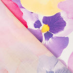 Viskose Bedruckte Maxi Blumen Fuchsia - Ribes y Casals