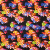 Neon-Multiflower bedruckte Viskose - Ribes y Casals