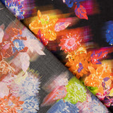 Neon-Multiflower bedruckte Viskose - Ribes y Casals
