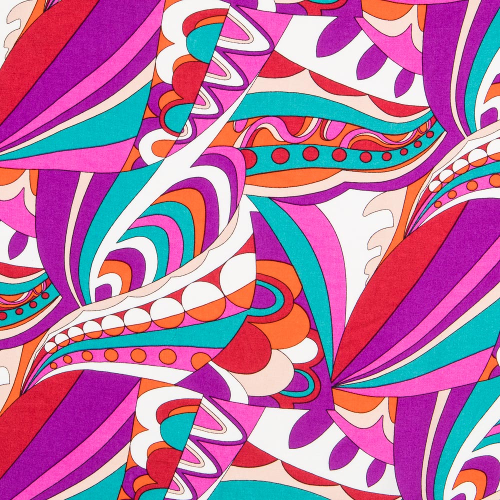 Pucci Bedruckte Viskose Magenta - Ribes y Casals