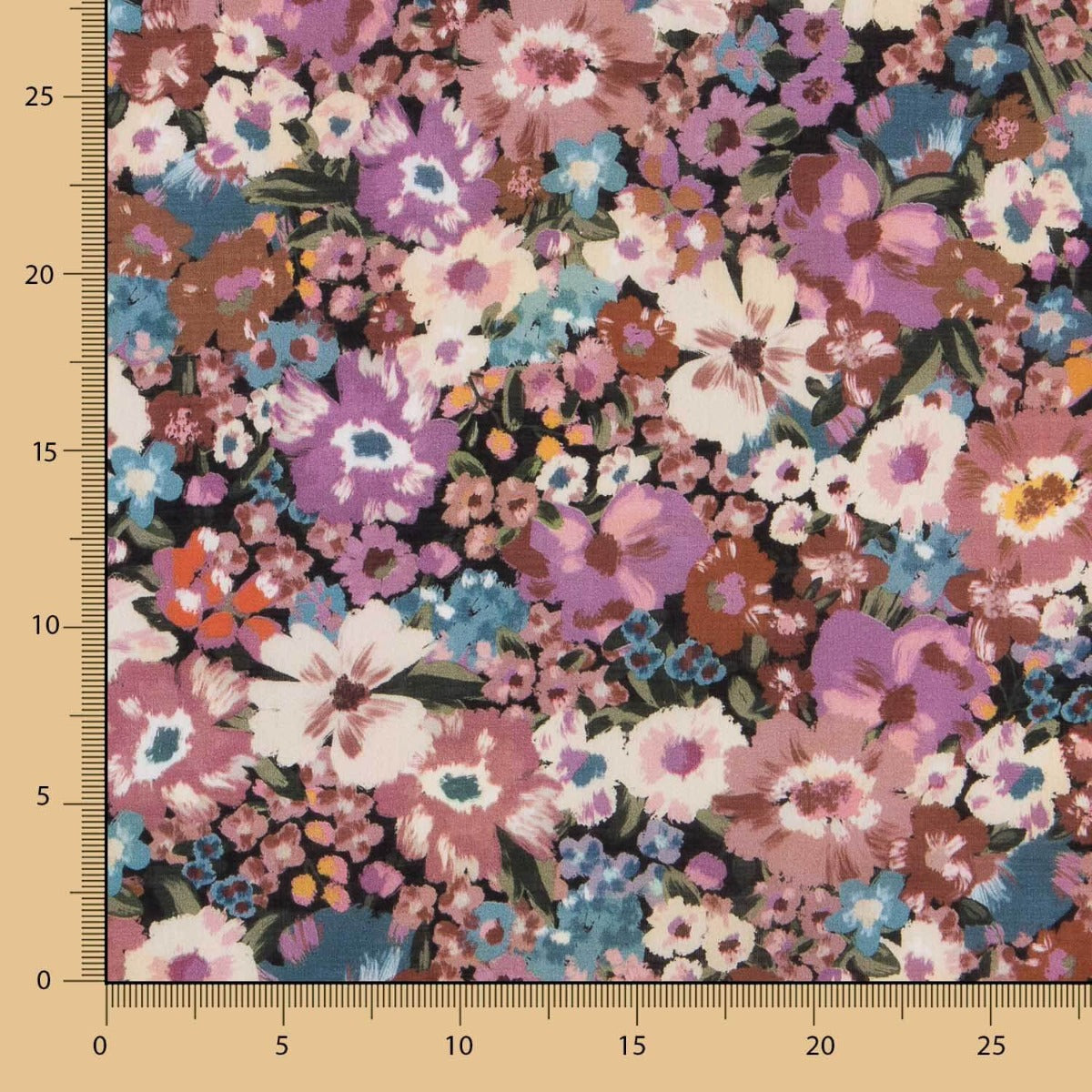Viskose Floral Rosa Make-up - Ribes y Casals