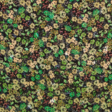 Viskose Floral Grün - Ribes y Casals