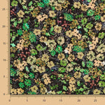 Viskose Floral Grün - Ribes y Casals