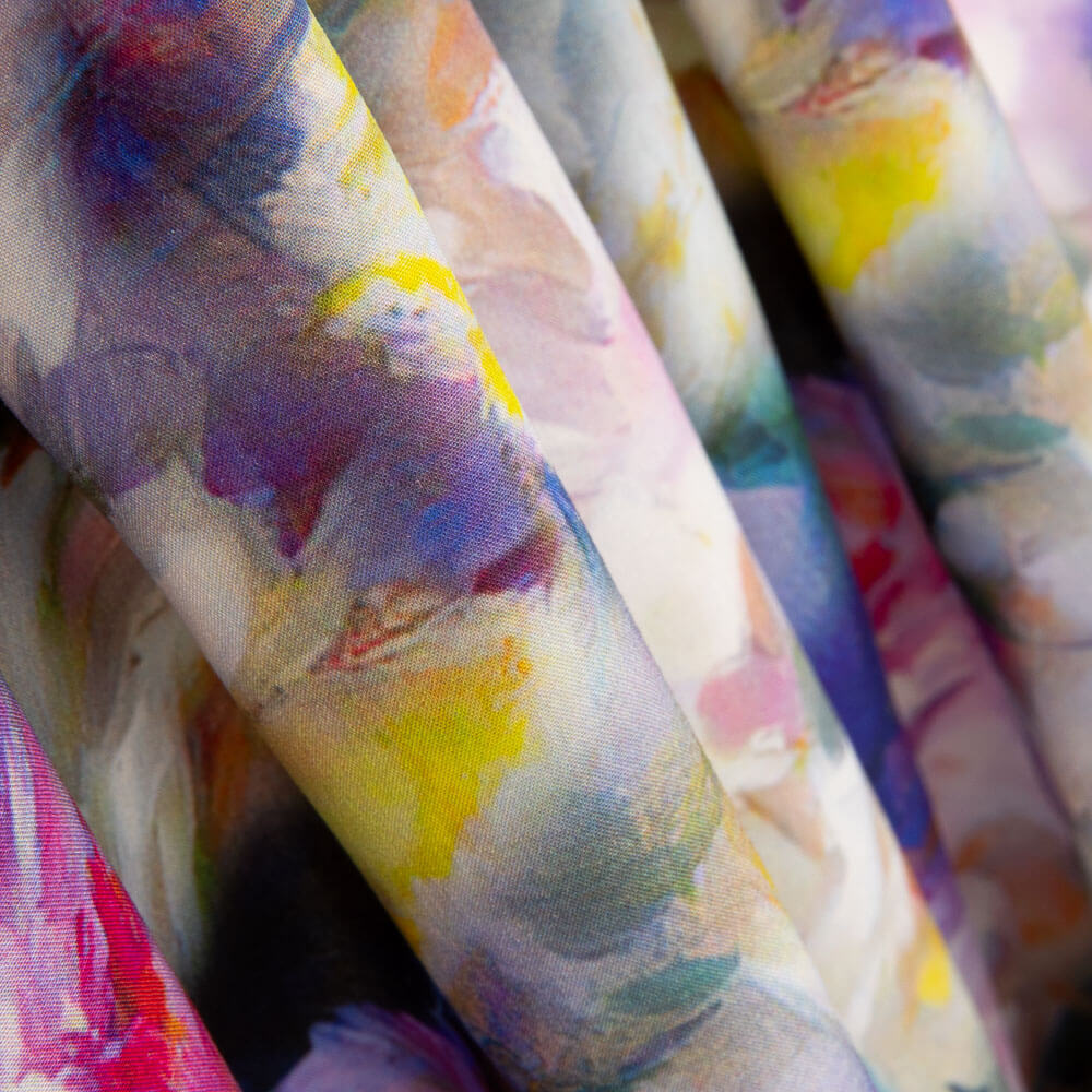 Viskose Gedruckt Floral Pastell - Ribes y Casals