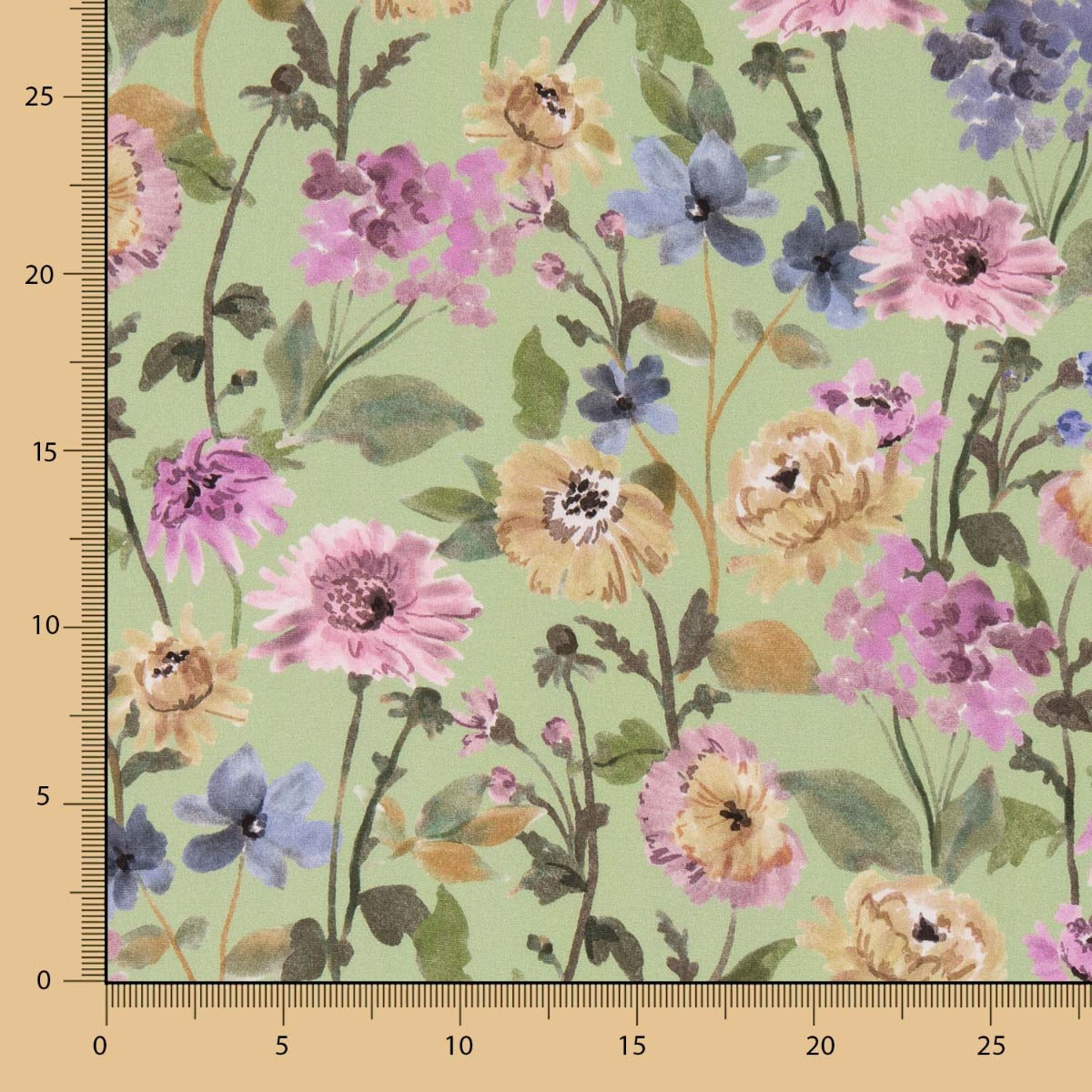 Viskose Flieder Blumen - Ribes y Casals