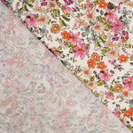 Viskose Wilde Blumen Ecru - Ribes y Casals