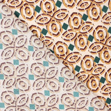 Geometrische Viskose Beige - Ribes y Casals