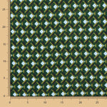 Viskose Geometrisches Juwel Grün - Ribes y Casals