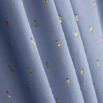 Viskose Lurex Blau Denim - Ribes y Casals