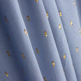 Viskose Lurex Blau Denim - Ribes y Casals