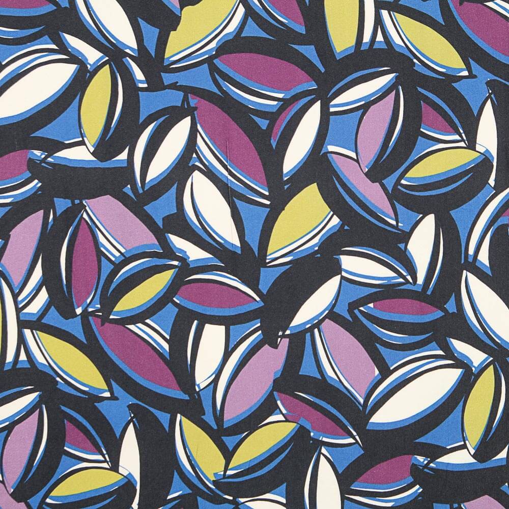 Viskose Maxi Blume Lila - Ribes y Casals