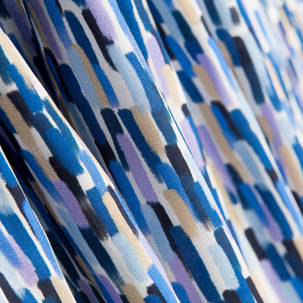 Viskose Mosaik Blau - Ribes y Casals