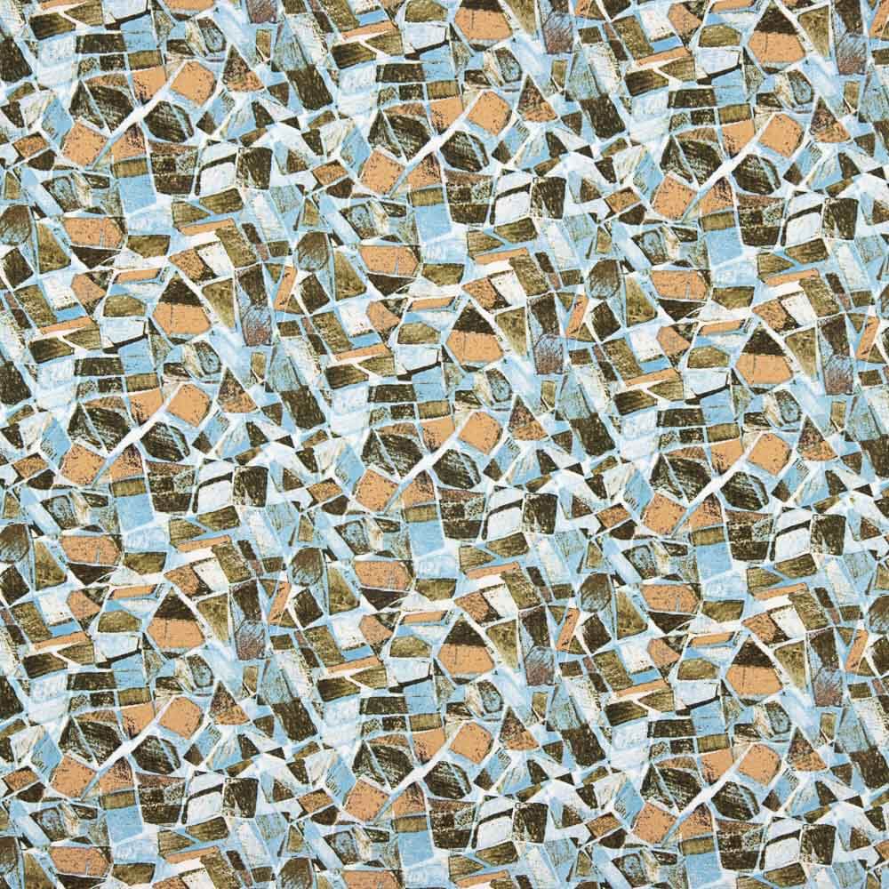 Viskose Mosaik Blau - Ribes y Casals