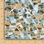 Viskose Mosaik Blau - Ribes y Casals