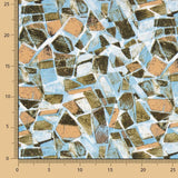 Viskose Mosaik Blau - Ribes y Casals