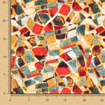 Viskose Mosaik Rot - Ribes y Casals