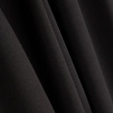 Einfarbiger Viskose-Stoff Schwarz - Ribes y Casals