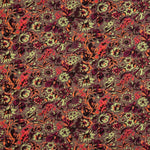 Viskose Sanli Blumen Braun - Ribes y Casals