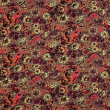 Viskose Sanli Blumen Braun - Ribes y Casals