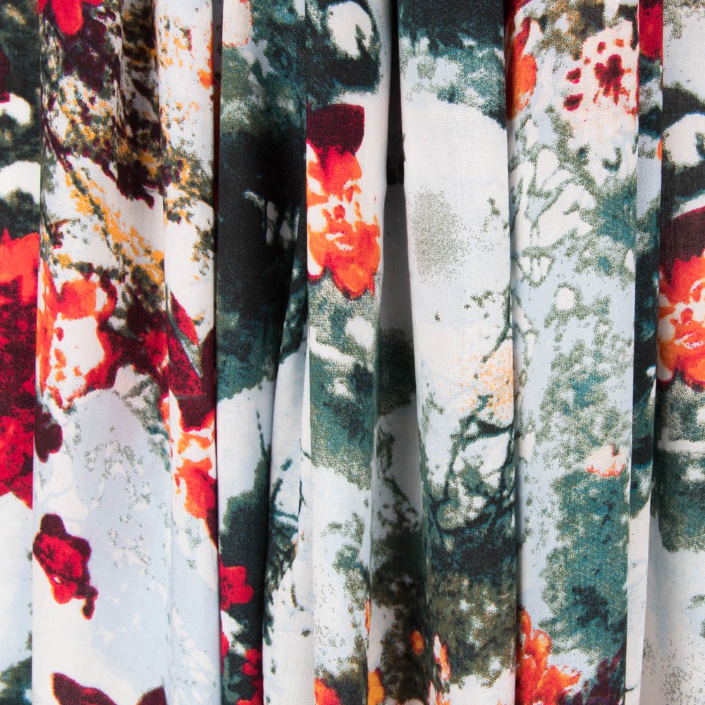 Viskose Aquarell Floral - Ribes y Casals