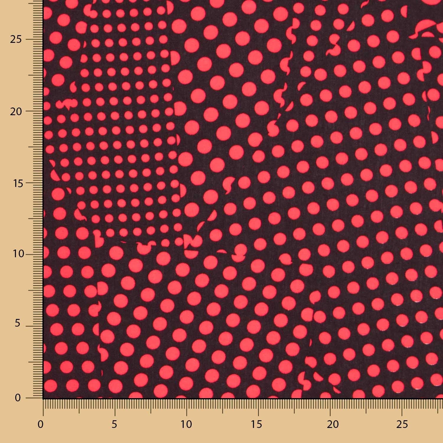 Viskose Polka Dots Patchwork - Ribes y Casals