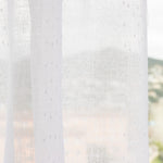 Weißer Plumeti Regen Netz Vorhang - Ribes y Casals