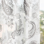 Bestickter Netzvorhang Cachemire Taupe - Ribes y Casals