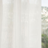 Beige Transparenter Vorhang aus Krepp Rustikal Duffle Beige - Ribes y Casals