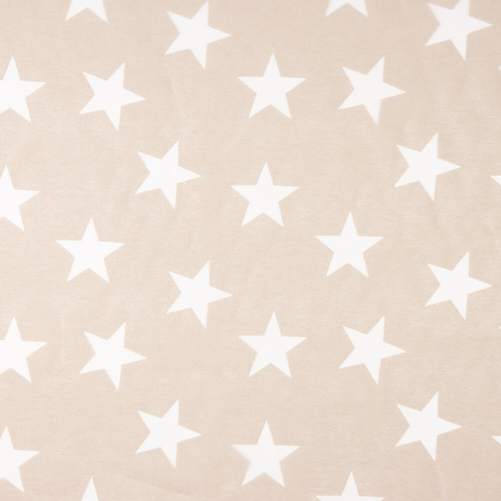 Devoré Stars Beige Netzvorhang - Ribes y Casals