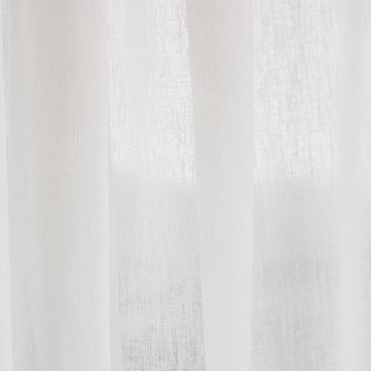 Schlichter transparenter Vorhang Optisch Weiß - Ribes y Casals