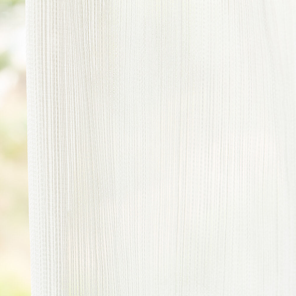 Gestreifter Netzvorhang Jacquard Natur - Ribes y Casals