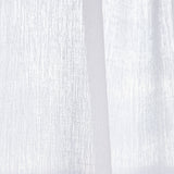 Transparenter Vorhang Krepp Rustikal Weiß 180 x 300 cm - Ribes y Casals