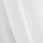 Transparenter Vorhang Krepp Rustikal Dichtes Weiß Natürlich - Ribes y Casals