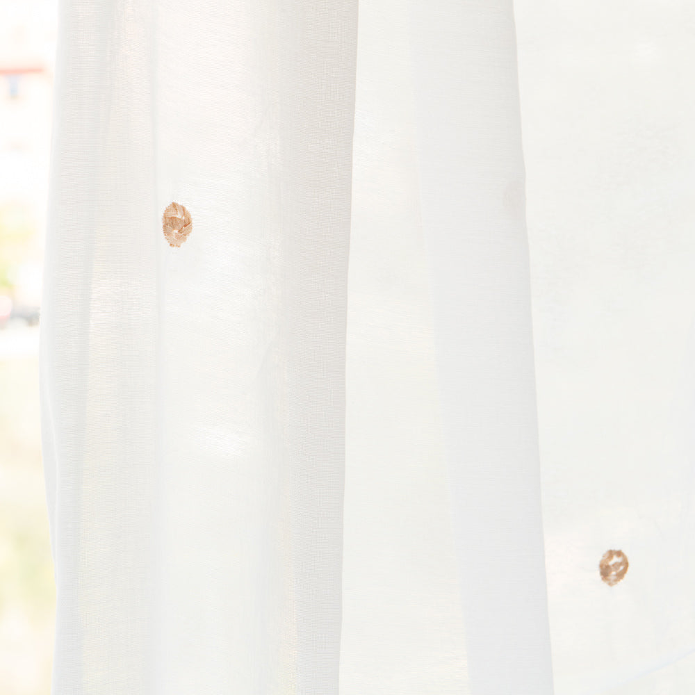 Polyester Gardine Circles Camel - Ribes y Casals