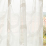 Bedruckter Polyester-Netzvorhang Grau - Ribes y Casals