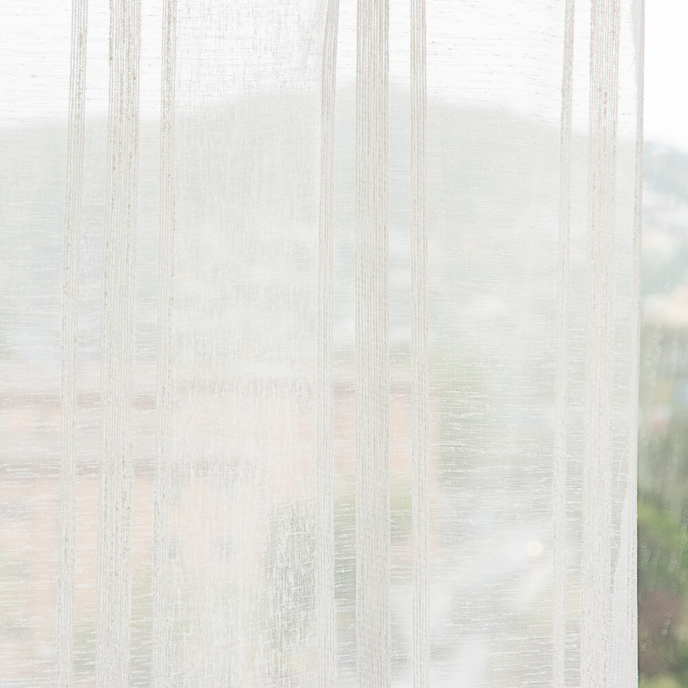Polyester-Gardine Maxi Gestreift - Ribes y Casals