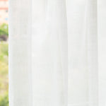 Bergamo Weiß Transluzent Rustic Sheer Net Vorhang - Ribes y Casals