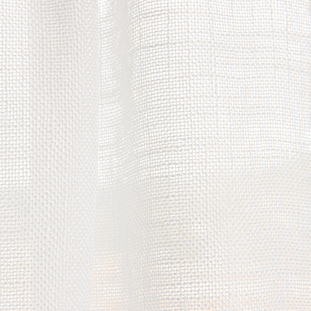 Rustikaler Polyester-Netzvorhang Natual Weiß - Ribes y Casals