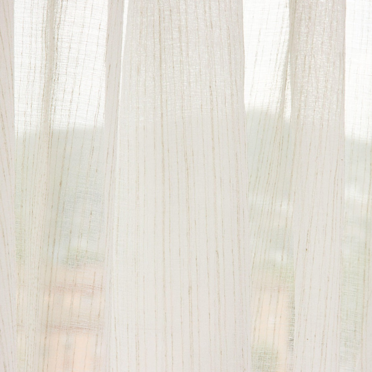 Beige gestreifte Gardine 50 x 280 cm - Ribes y Casals