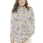 Viyela Floral Kimono Gelb - Ribes y Casals