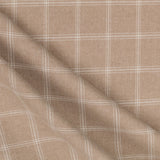 Beige karierter Flanell Viyela - Ribes y Casals