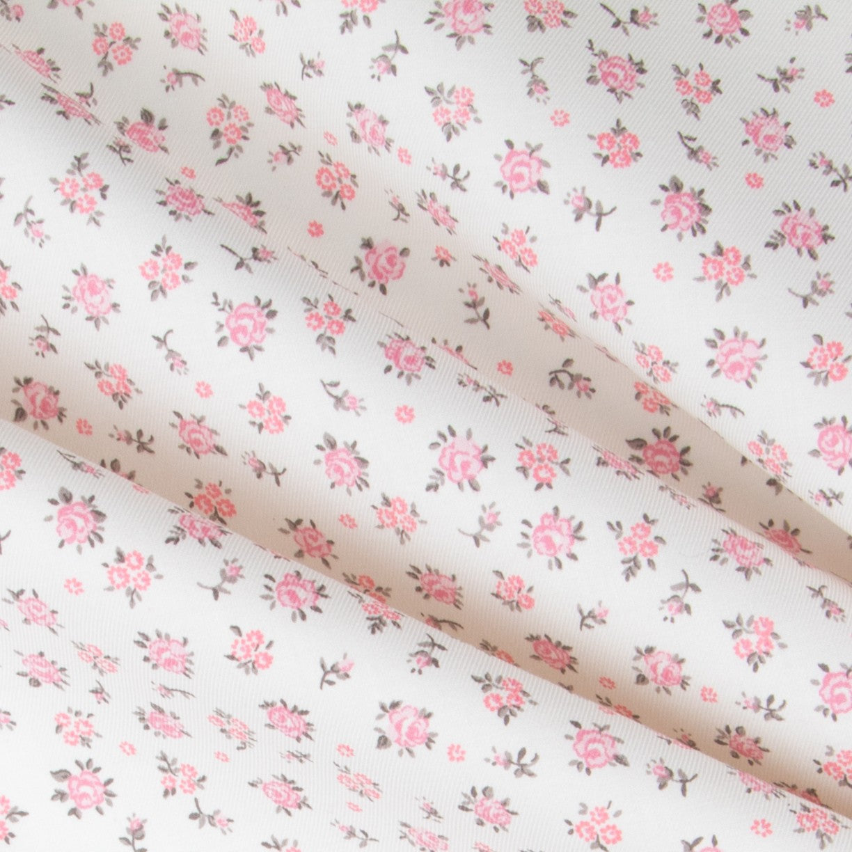 Viyela Liberty Ecru Hintergrund Rosa Blume - Ribes y Casals