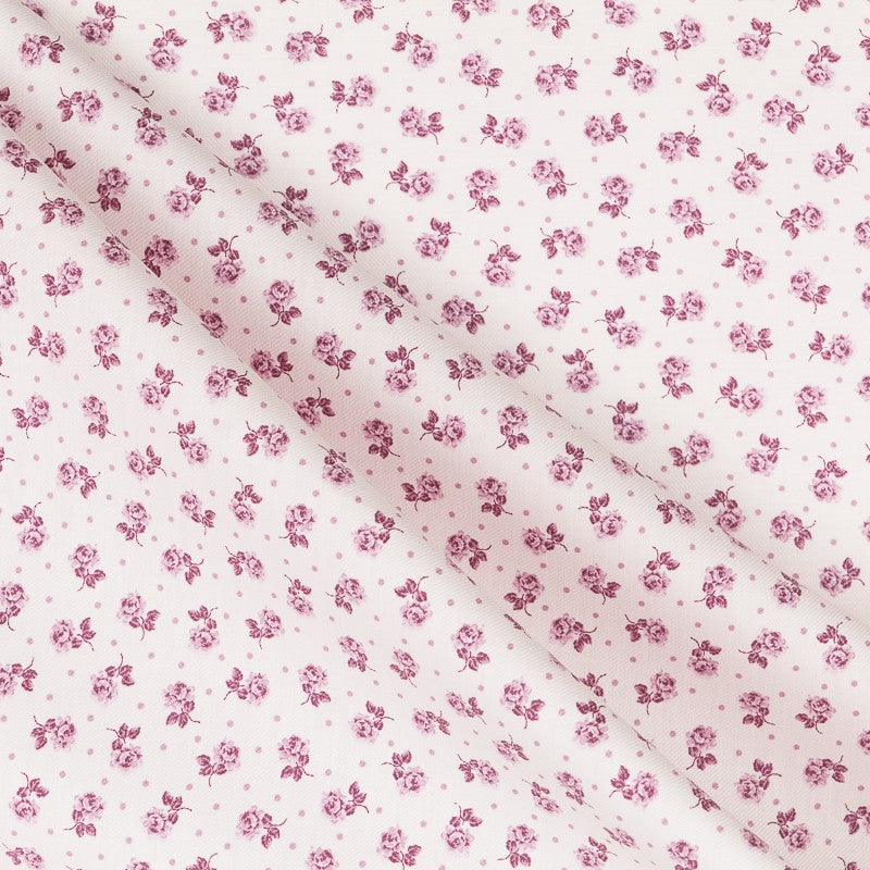 Viyela Rosa Fuchsia Polka Dots - Ribes y Casals