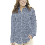 Viskose Viyela Liberty Blau Grau - Ribes y Casals
