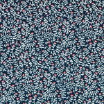 Viyela Viskose Navy Floral - Ribes y Casals