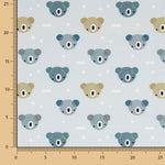 Viyela Baumwolle Teddybär Blau - Ribes y Casals